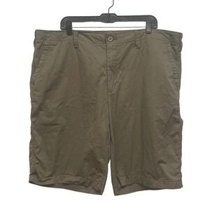 Sonoma Goods for Life Mens Size 42 Brown Khaki Stretch Cotton Everyday Shorts